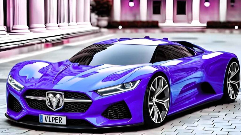 Render Conceptual del Dodge Viper GTS: Diseño Agresivo, Potencia Brutal y Estilo Futurista